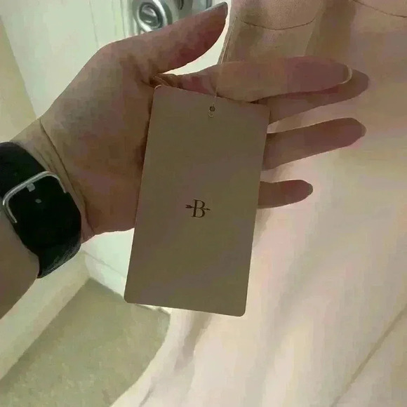 NWT BHLDN Jones Blush Pink Dress for Wedding & Bridesmaid Stretchy Crepe Size 24 - Picture 3 of 9